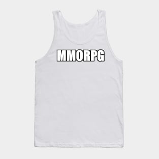 MMORPG text in high impact Tank Top